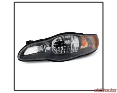 Xtune Black Crystal Headlights Chevrolet Monte Carlo 2000-2005 - HD-JH-CMC00-AM-BK