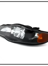 Xtune Black Crystal Headlights Chevrolet Monte Carlo 2000-2005                                     - HD-JH-CMC00-AM-BK - Image 4