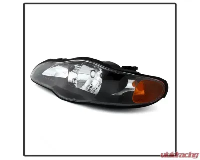 Xtune Black Crystal Headlights Chevrolet Monte Carlo 2000-2005 - HD-JH-CMC00-AM-BK