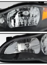 Xtune Black Crystal Headlights Chevrolet Monte Carlo 2000-2005                                     - HD-JH-CMC00-AM-BK - Image 5