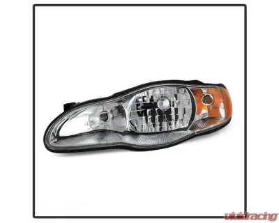 Xtune Chrome Crystal Headlights Chevrolet Monte Carlo 2000-2005 - HD-JH-CMC00-AM-C