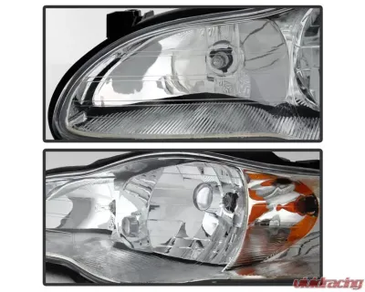 Xtune Chrome Crystal Headlights Chevrolet Monte Carlo 2000-2005 - HD-JH-CMC00-AM-C