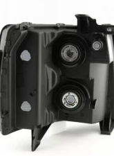 Xtune Crystal Headlights With Smoked Lens Chevrolet Silverado 2007-2014                                     - HD-JH-CS07-AM-SM - Image 2