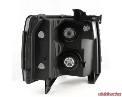 Xtune Crystal Headlights With Smoked Lens Chevrolet Silverado 2007-2014 - HD-JH-CS07-AM-SM