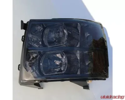 Xtune Crystal Headlights With Smoked Lens Chevrolet Silverado 2007-2014 - HD-JH-CS07-AM-SM