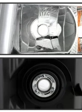 Xtune Left Driver Side Crystal Headlights With Clear Lens Chevrolet Silverado 2007-2014                                     - HD-JH-CS07-OEM-L - Image 3