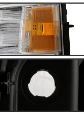 Xtune Left Driver Side Crystal Headlights With Clear Lens Chevrolet Silverado 2007-2014                                     - HD-JH-CS07-OEM-L - Image 5