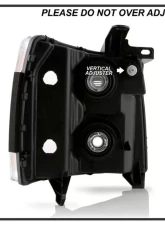 Xtune Left Driver Side Crystal Headlights With Clear Lens Chevrolet Silverado 2007-2014                                     - HD-JH-CS07-OEM-L - Image 7