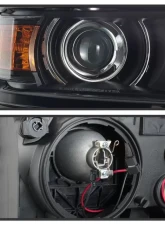 Xtune OEM Style Projector Headlights With Black Lens Chevrolet Silverado 1500 2014-2015                                     - HD-JH-CS14-PJ-BK - Image 4