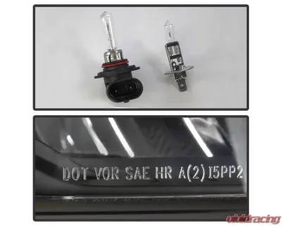 Xtune OEM Style Projector Headlights With Black Lens Chevrolet Silverado 1500 2014-2015 - HD-JH-CS14-PJ-BK