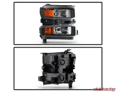 Xtune OE Right Passenger Side Halogen Headlight Chevrolet Silverado 1500 2019-2020 - HD-JH-CSIL19-OE-R