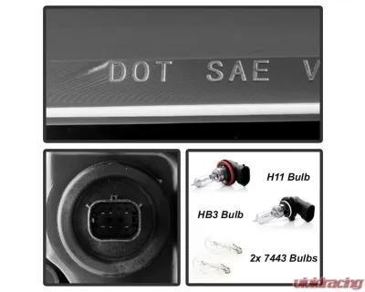 Xtune OE Right Passenger Side Halogen Headlight Chevrolet Silverado 1500 2019-2020 - HD-JH-CSIL19-OE-R