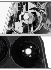 Xtune Chrome Crystal Headlights Chevrolet Avalanche | Suburban | Tahoe 2007-2014                                     - HD-JH-CSUB07-AM-C - Image 4