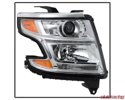 Xtune Chrome OEM Style Headlights Chevrolet Suburban | Tahoe 2015-2019 - HD-JH-CSUB15-AM-C