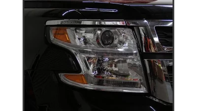 Xtune Chrome OEM Style Headlights Chevrolet Suburban | Tahoe 2015-2019                                     - HD-JH-CSUB15-AM-C - Image 11