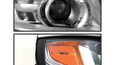 Xtune Chrome OEM Style Headlights Chevrolet Suburban | Tahoe 2015-2019                                     - HD-JH-CSUB15-AM-C - Image 4