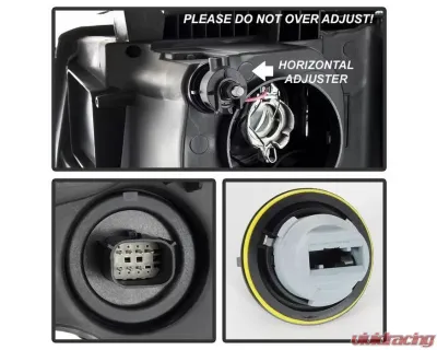 Xtune Chrome OEM Style Headlights Chevrolet Suburban | Tahoe 2015-2019 - HD-JH-CSUB15-AM-C