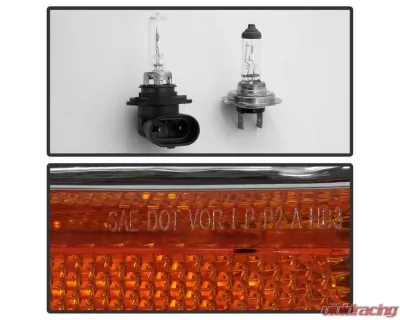 Xtune Chrome OEM Style Headlights Chevrolet Suburban | Tahoe 2015-2019 - HD-JH-CSUB15-AM-C