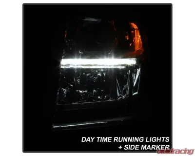 Xtune Chrome OEM Style Headlights Chevrolet Suburban | Tahoe 2015-2019 - HD-JH-CSUB15-AM-C