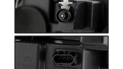 Xtune Black Crystal Headlights Chevrolet Trailblazer 2002-2009                                     - HD-JH-CTB02-AM-BK - Image 5