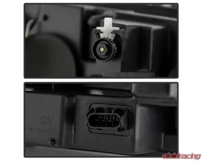 Xtune Black Crystal Headlights Chevrolet Trailblazer 2002-2009 - HD-JH-CTB02-AM-BK