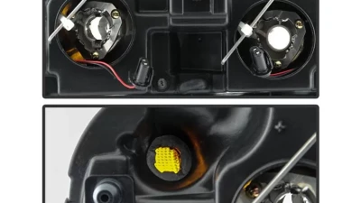 Xtune Black Crystal Headlights Chevrolet Trailblazer 2002-2009                                     - HD-JH-CTB02-AM-BK - Image 6