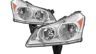 Xtune Chrome OEM Style Headlights Chevrolet Traverse 2009-2012                                     - HD-JH-CTRA09-AM-C - Image 7
