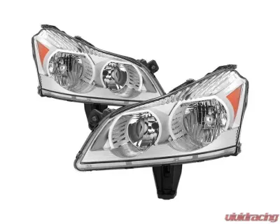 Xtune Chrome OEM Style Headlights Chevrolet Traverse 2009-2012 - HD-JH-CTRA09-AM-C