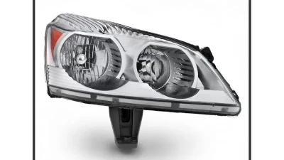 Xtune Chrome OEM Style Headlights Chevrolet Traverse 2009-2012                                     - HD-JH-CTRA09-AM-C - Image 2