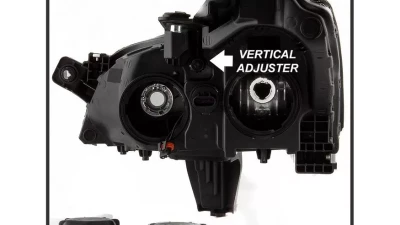 Xtune Chrome OEM Style Headlights Chevrolet Traverse 2009-2012                                     - HD-JH-CTRA09-AM-C - Image 6