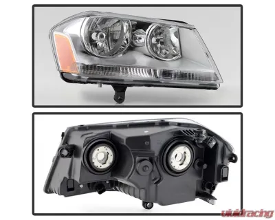 Xtune Akkon OEM Right Passenger Side Headlights Dodge Avenger 2008-2014 - HD-JH-DA08-OE-R