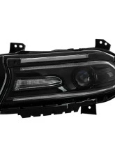 Xtune OE Left Driver Side LED DRL Halogen Headlight Dodge Charger 2015-2019                                     - HD-JH-DCH15-OE-BK-L - Image 10