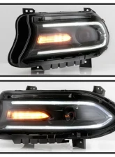 Xtune OE Left Driver Side LED DRL Halogen Headlight Dodge Charger 2015-2019                                     - HD-JH-DCH15-OE-BK-L - Image 7