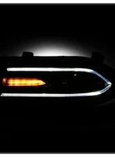 Xtune OE Left Driver Side LED DRL Halogen Headlight Dodge Charger 2015-2019                                     - HD-JH-DCH15-OE-BK-L - Image 8