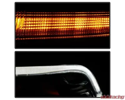 Xtune OE Left Driver Side LED DRL Halogen Headlight Dodge Charger 2015-2019 - HD-JH-DCH15-OE-BK-L