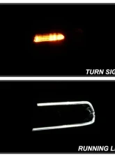 Xtune OE Left Driver Side LED DRL Halogen Headlight Dodge Charger 2015-2019                                     - HD-JH-DCH15-OE-BK-L - Image 10