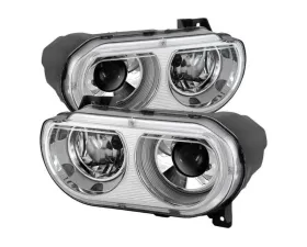 Xtune Chrome Projector Headlamps Dodge Challenger 2008-2014