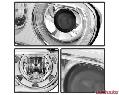 Xtune Chrome Projector Headlamps Dodge Challenger 2008-2014 - HD-JH-DCHAL08-HID-C