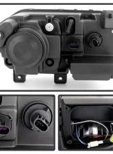 Xtune Chrome Projector Headlamps Dodge Challenger 2008-2014                                     - HD-JH-DCHAL08-HID-C - Image 3