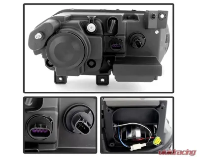 Xtune Chrome Projector Headlamps Dodge Challenger 2008-2014 - HD-JH-DCHAL08-HID-C