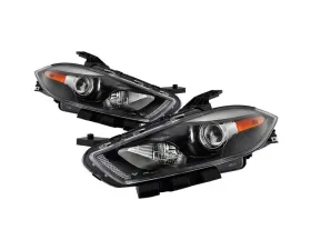Xtune Black OE Style Headlights Dodge Dart 2013-2016