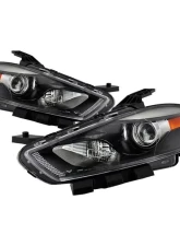 Xtune Black OE Style Headlights Dodge Dart 2013-2016                                     - HD-JH-DDART13-H-AM-BK - Image 6
