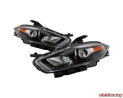 Xtune Black OE Style Headlights Dodge Dart 2013-2016 - HD-JH-DDART13-H-AM-BK