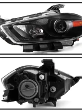 Xtune Black OE Style Headlights Dodge Dart 2013-2016                                     - HD-JH-DDART13-H-AM-BK - Image 2