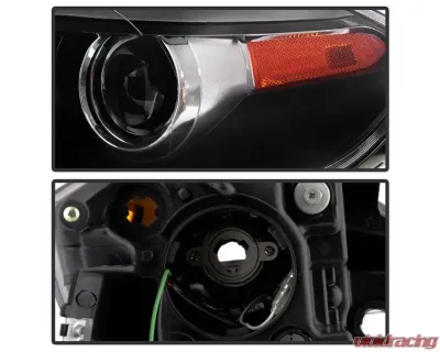 Xtune Black OE Style Headlights Dodge Dart 2013-2016 - HD-JH-DDART13-H-AM-BK