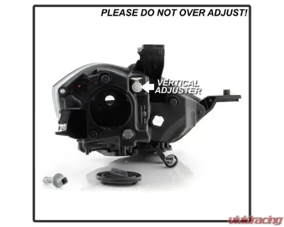 Xtune OE Chrome Left Driver Side Projector Headlight Dodge Dart 2013-2016 - HD-JH-DDART13-H-C-L