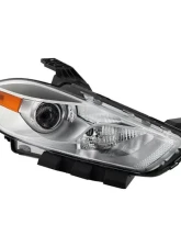Xtune OE Chrome Right Passenger Side Projector Headlight Dodge Dart 2013-2016                                     - HD-JH-DDART13-H-C-R - Image 7