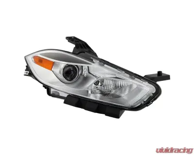Xtune OE Chrome Right Passenger Side Projector Headlight Dodge Dart 2013-2016 - HD-JH-DDART13-H-C-R