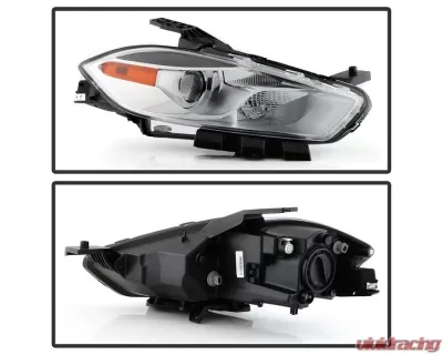 Xtune OE Chrome Right Passenger Side Projector Headlight Dodge Dart 2013-2016 - HD-JH-DDART13-H-C-R