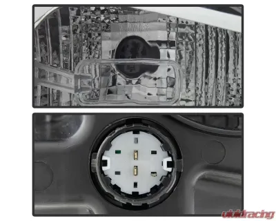 Xtune OE Chrome Right Passenger Side Projector Headlight Dodge Dart 2013-2016 - HD-JH-DDART13-H-C-R